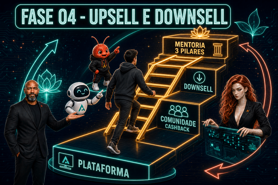 Infografico - Fase 4 - Upsell, Downsell e Upsell 2