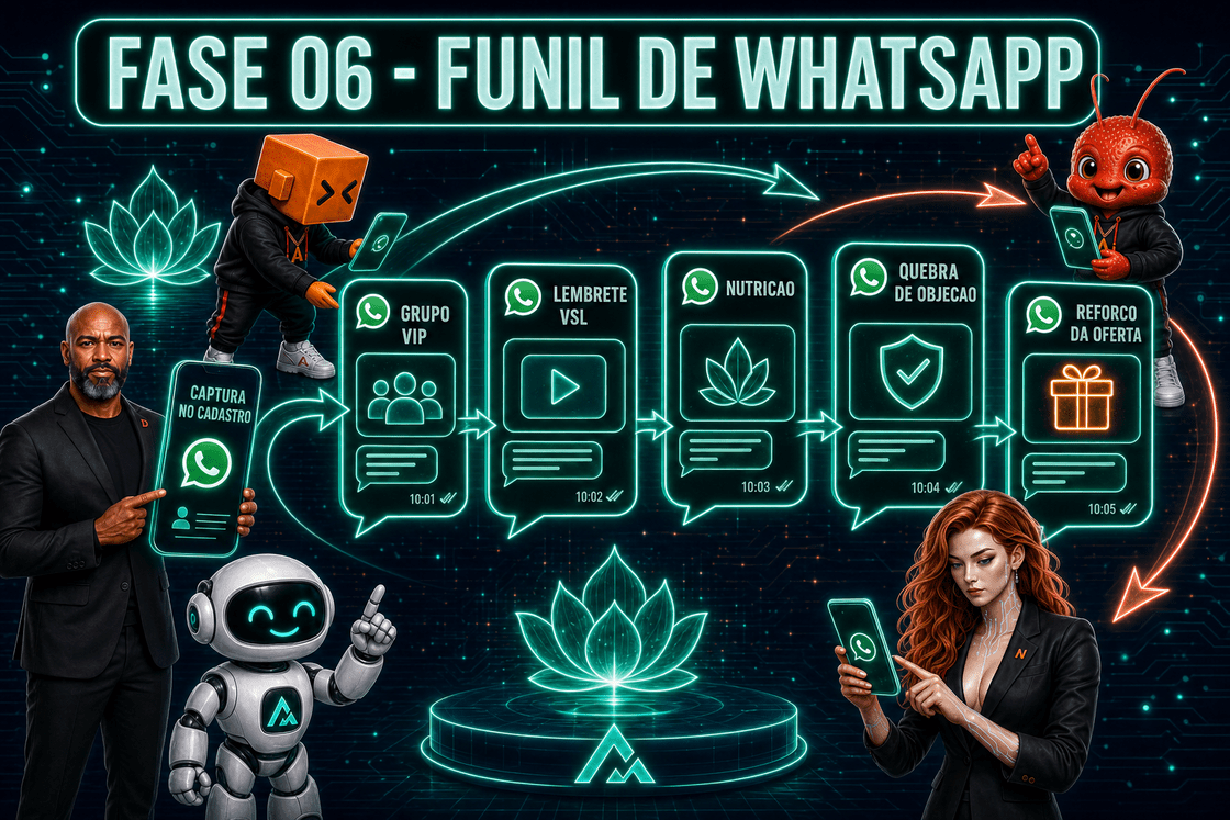 Infografico - Fase 6 - Funil de WhatsApp